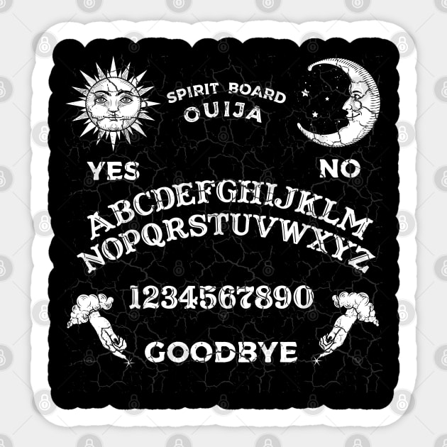 Ouija - The Spirit Board Sticker by Meta Cortex